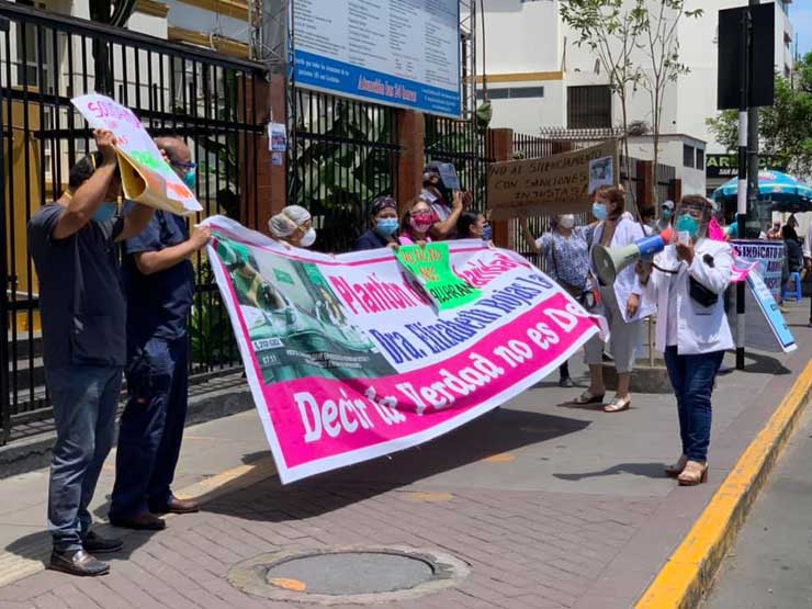 PARO DE LOS TRABAJADORES DE SALUD Hospital Nacional Docente Madre Niño “San Bartolomé”