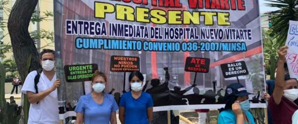 Jornada de la lucha nacional de los gremios del Sector Salud