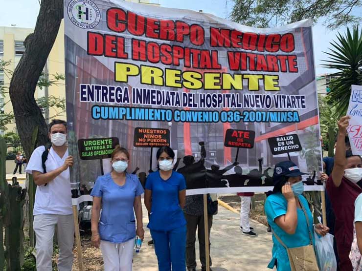 JORNADA DE LUCHA NACIONAL DE LOS GREMIOS DEL SECTOR SALUD