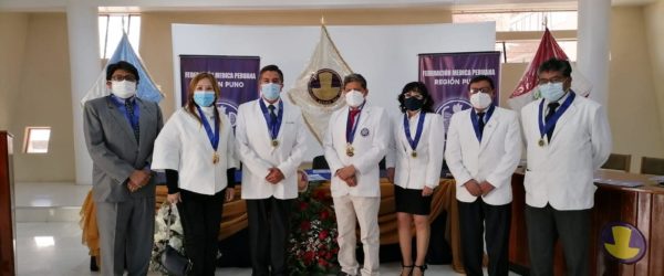 FEDERACIÓN MÉDICA PERUANA PRESENTE EN LA JURAMENTACIÓN DEL CONSEJO DIRECTIVO DE LA FEDERACIÓN MÉDICA – REGIÓN PUNO