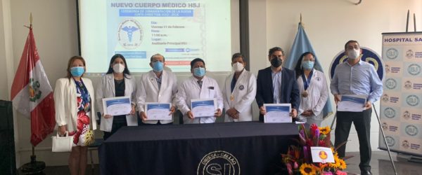 FEDERACIÓN MÉDICA PERUANA PRESENTE EN LA JURAMENTACIÓN DEL CONSEJO DIRECTIVO DEL CUERPO DEL HOSPITAL SAN JOSÉ DEL CALLAO