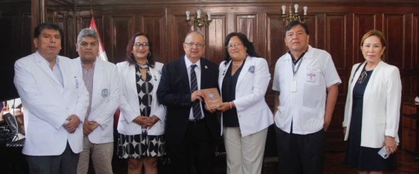 Reunión con el Decano de la Facultad de Medicina San Fernando de la UNMSM