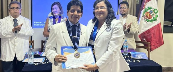 Ceremonia de juramentación de la Federación Médica Peruana Base Regional La Libertad