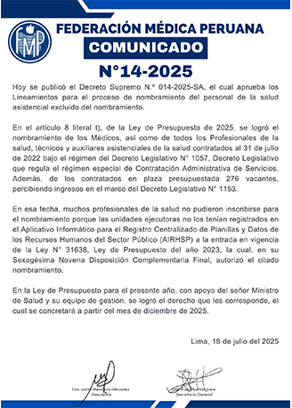 COMUNICADO 14 WEB PAGINA