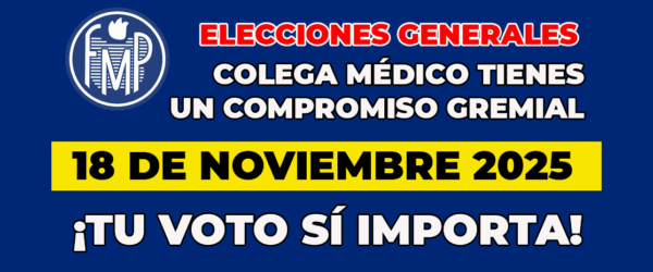 ELECCIONES GENERALES FEDERACIÓN MÉDICA PERUANA 2025